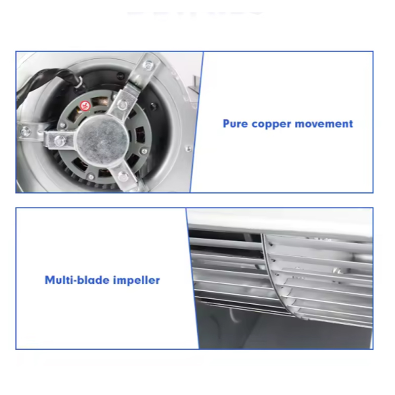 Moteur à rotor externe ac, 230V, 160mm de diamètre, mini ventilateurs centrifuges de taille